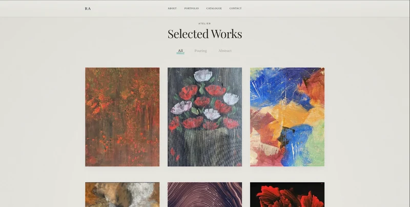 Artist’s selected works gallery